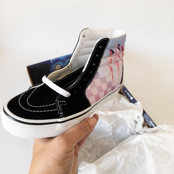 NEW KPop Demon Hunters x Vans Big Kids SK8-Hi Shoe Size 3.5 Golden Huntrix - Picture 3 of 10